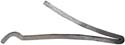 Mainspring, left, tempered steel, tempered